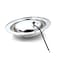 Truck-Lite Incandescent, 1 Bulb, Round Clear, Dome Light, Chrome Bracket Mount, Hardwired, Stripped End,  80350-3 - alternate 1